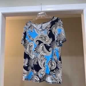 Sort Sleeve Blouse Size Large